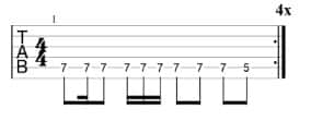 ace of spades intro guitar tab