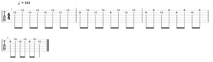 example 5 alberti bass on guitar