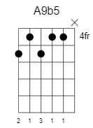 a 9 flat 5 chord 2