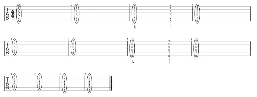 12 bar blues variations example 12