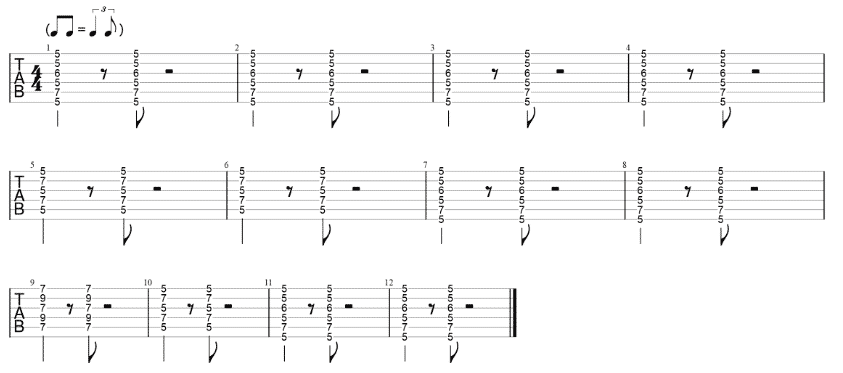 12 bar blues variations example 15