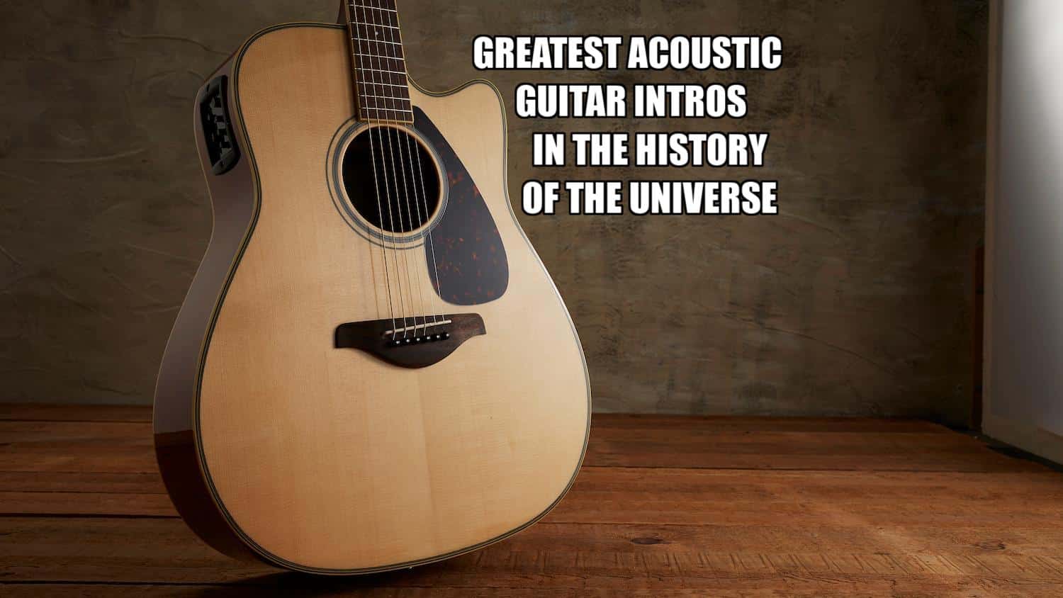 greatest acoustic guitar intros