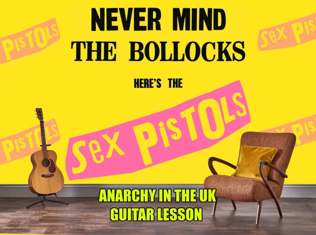 anarchy in the uk tab and guitar lesson